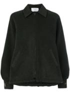 Société Anonyme - Bon Ton Bomber Jacket - Women - Cashmere/wool - M, Green, Cashmere/wool