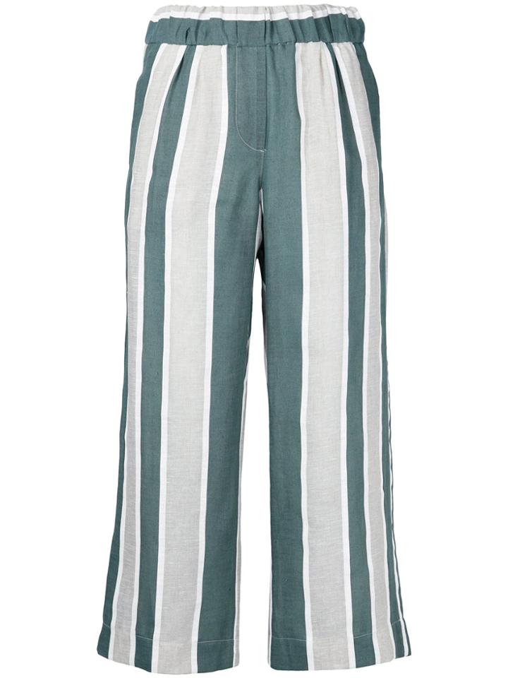 Le Tricot Perugia Wide Leg Culottes - Green