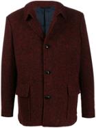Mp Massimo Piombo Patch Pocket Coat - Red