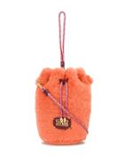 Aries Textured Crossbody Bag - Orange