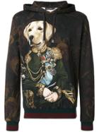 Dolce & Gabbana Royal Pet Portrait Hoodie - Black