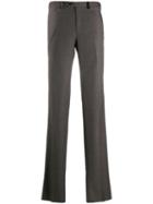 Brioni Slim Houndstooth Trousers - Grey
