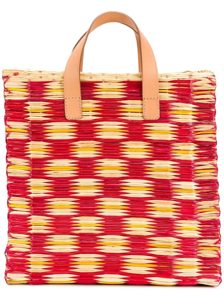 Comme Des Garçons Comme Des Garçons Woven Tote - Neutrals