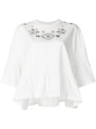 Mcq Alexander Mcqueen Jeweled T-shirt - White
