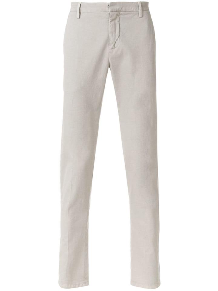 Dondup Straight-leg Casual Trousers - Neutrals
