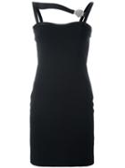 Versus Asymmetric Strap Embellished Dress