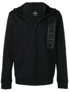 Ck Calvin Klein Logo Zip-up Jacket - Black