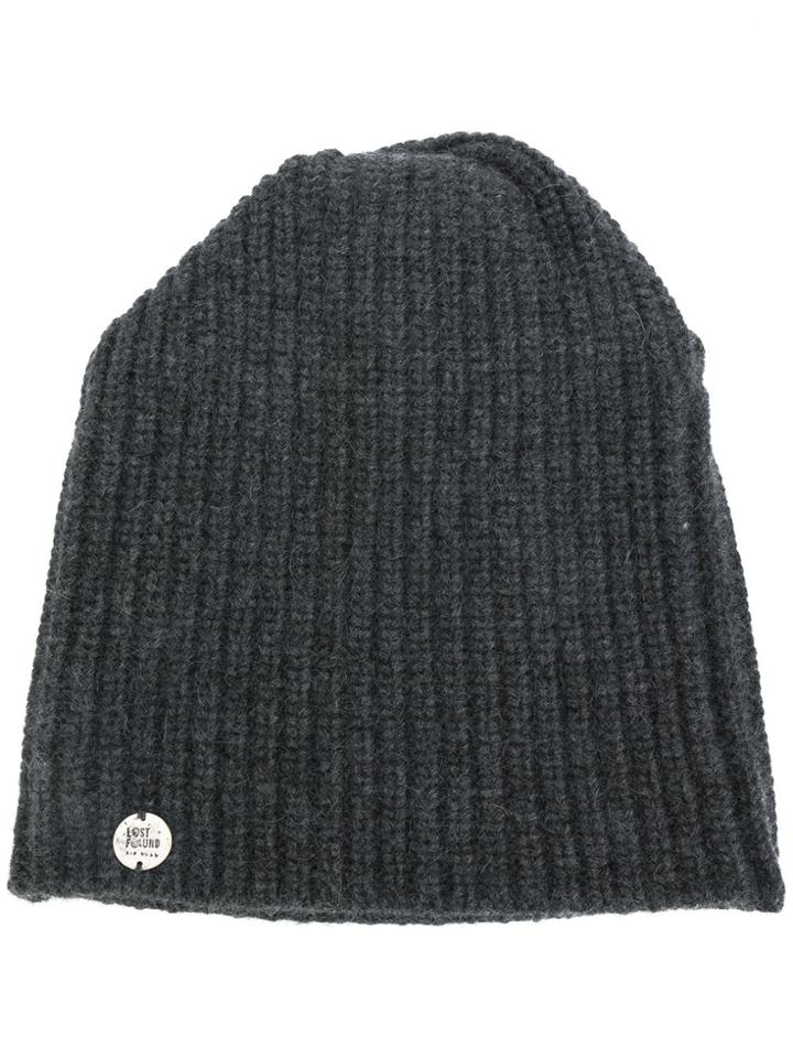 Lost & Found Ria Dunn Twisted Beanie - Grey