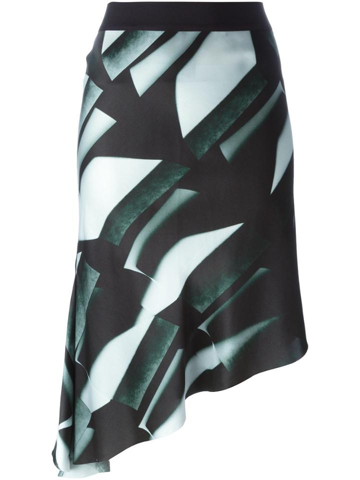 Ann Demeulemeester Asymmetric Skirt - Green