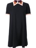 Roksanda Contrast Collar Short Sleeve Dress