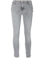 J Brand - Button Detail Skinny Jeans - Women - Cotton/polyester/spandex/elastane - 28, Grey, Cotton/polyester/spandex/elastane