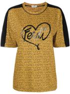 Fendi Short-sleeve Printed T-shirt - Yellow