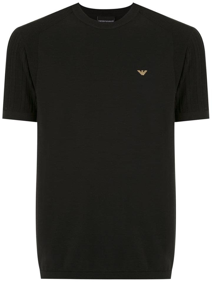 Emporio Armani Small Logo T-shirt - Black