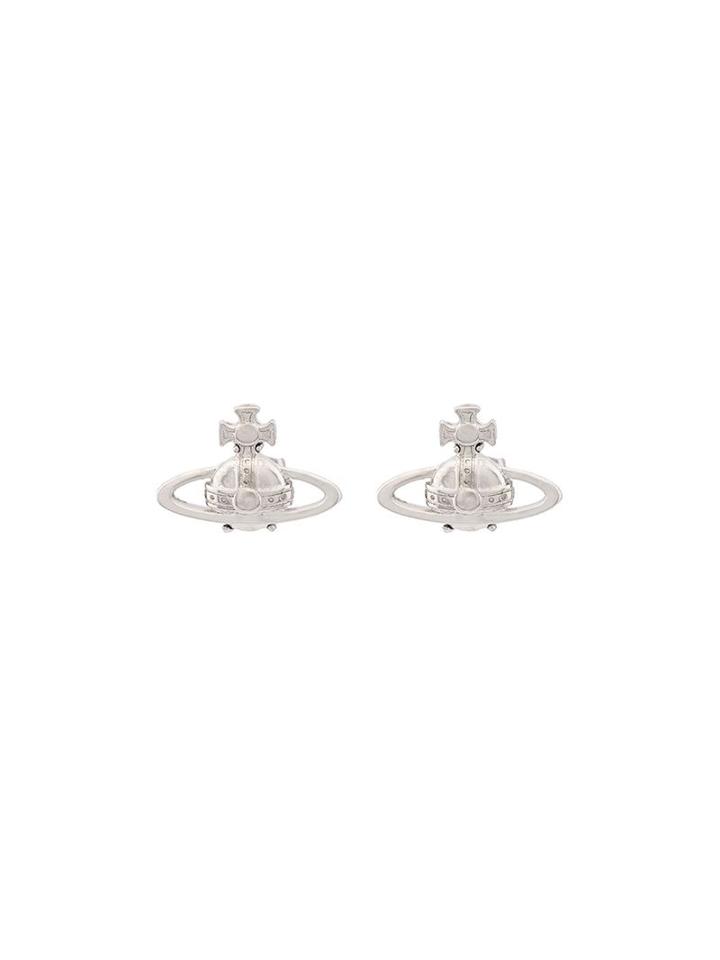 Vivienne Westwood Suzie Earrings, Women's, Metallic, Rhodium