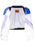Colville Colour-block Cropped Jacket - White