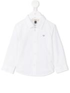 Armani Junior - Classic Shirt - Kids - Cotton/spandex/elastane - 12 Mth, White