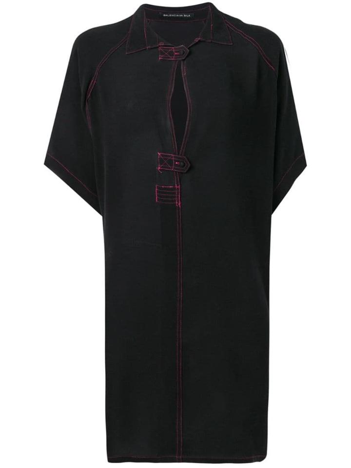 Balenciaga Pre-owned 2000's Shift Blouse - Black