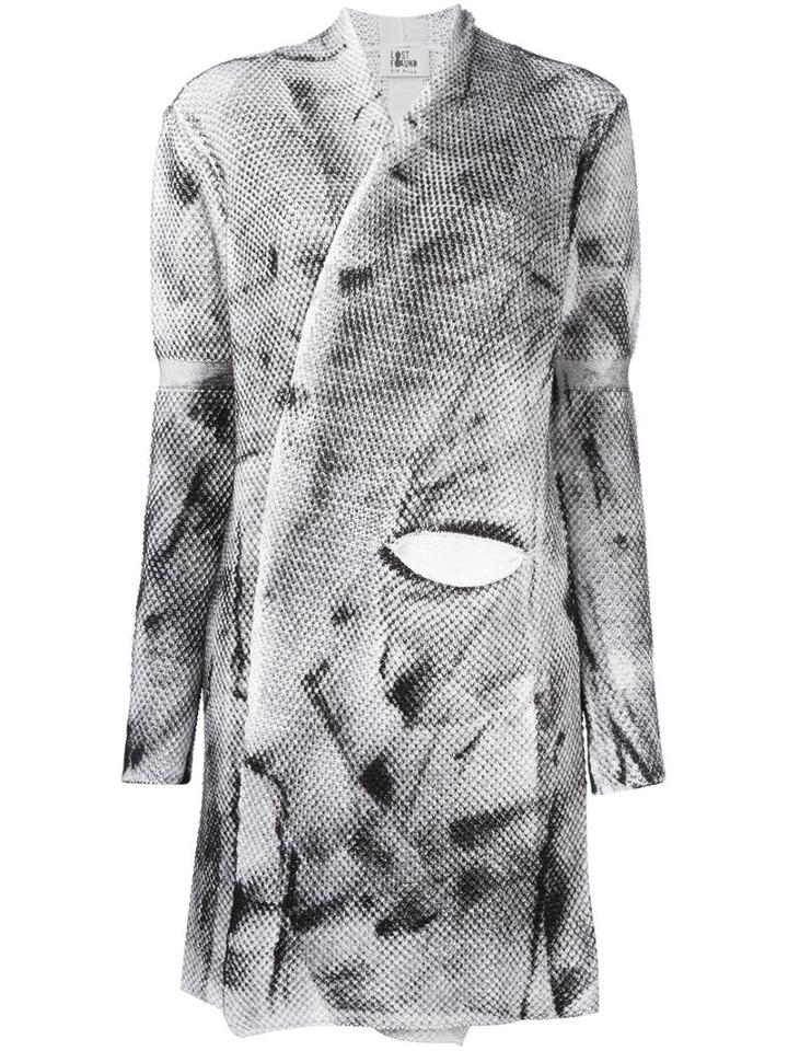 Lost & Found Ria Dunn Woven Cardi-coat, Women's, Size: Medium, White, Cotton