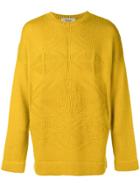 Pringle Of Scotland Fair Isle Motif Sweater - Yellow & Orange