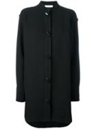 J.w.anderson Oversized Buttons Shirt Dress, Women's, Size: 8, Black, Triacetate/polyester