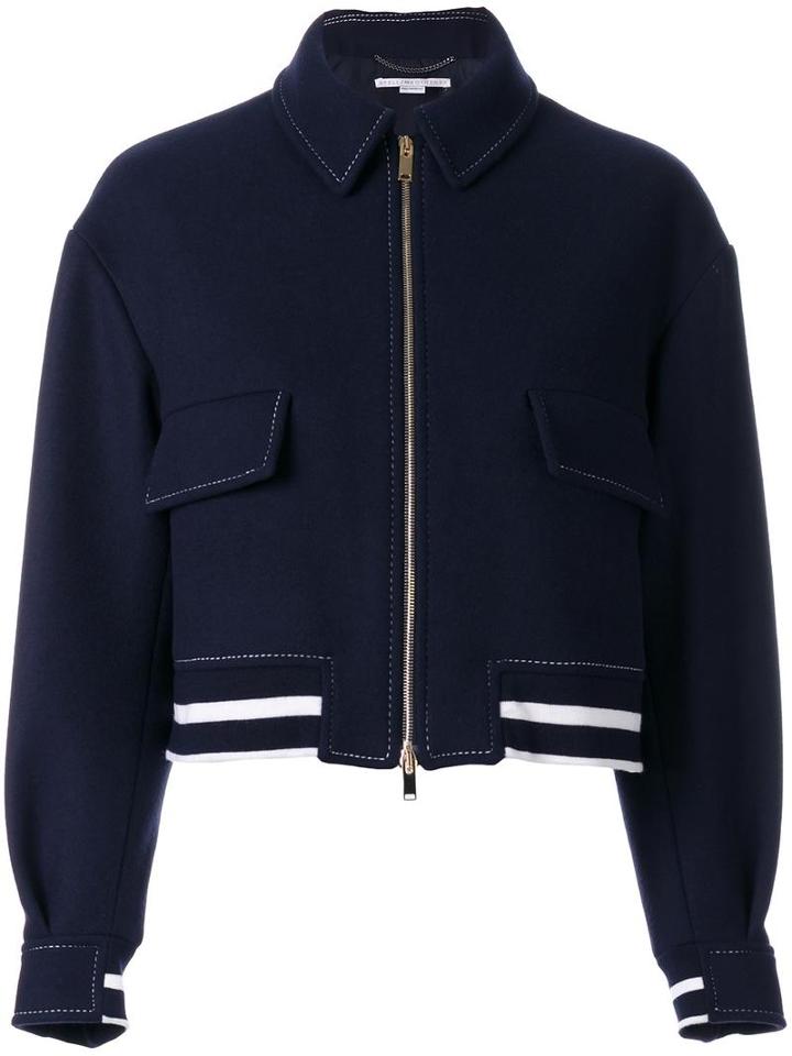 Stella Mccartney Wendy Jacket, Women's, Size: 38, Blue, Wool/polyamide/viscose/cotton