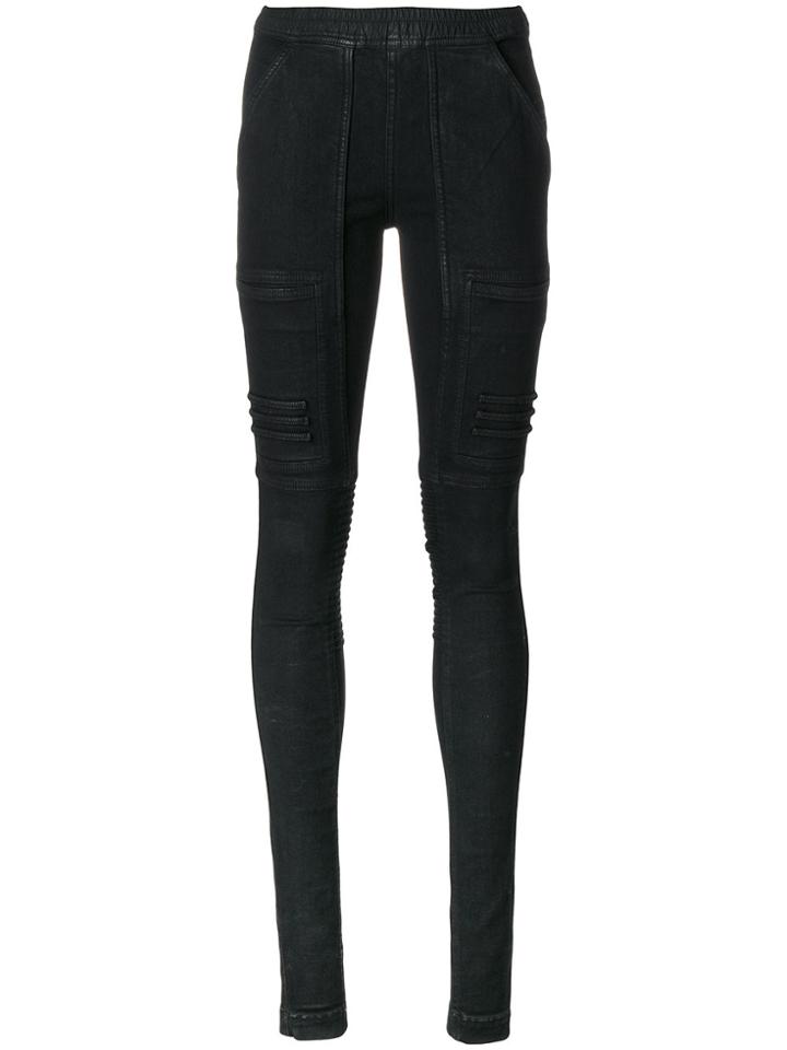 Rick Owens Drkshdw Denim Nagakin Leggings - Black