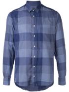 Gitman Vintage Check Printed Shirt - Blue