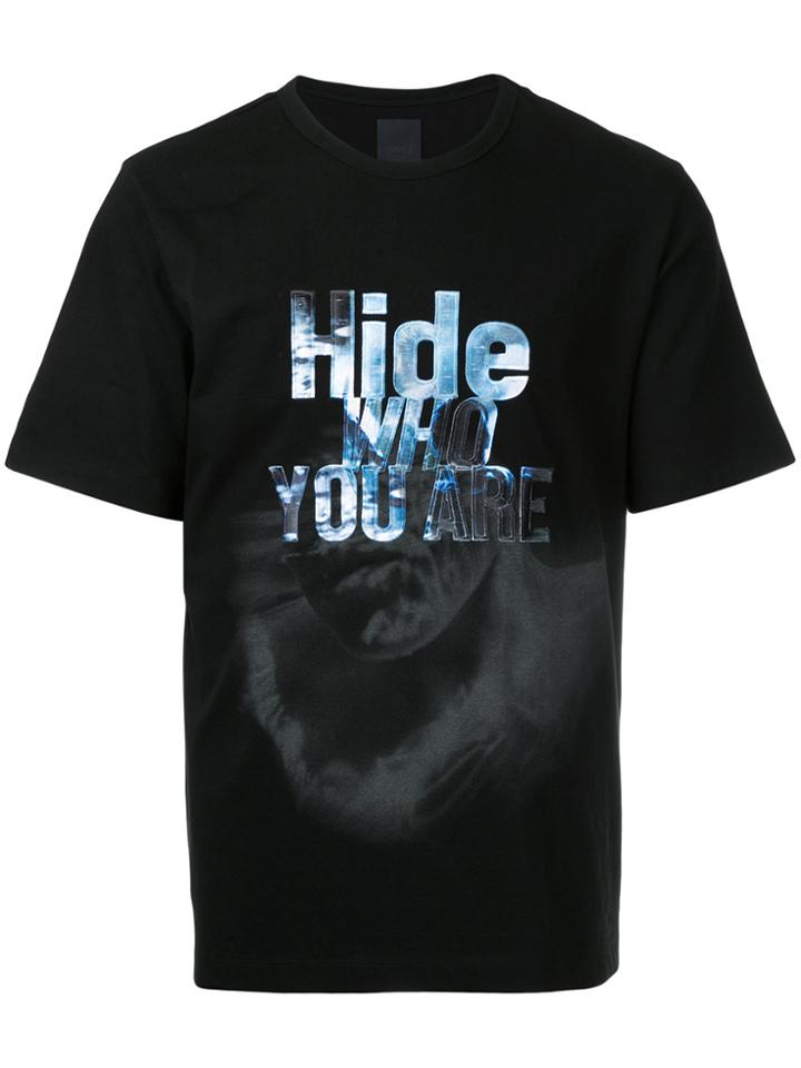 Juun.j 'hide' Patch T-shirt - Black