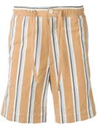 East Harbour Surplus Striped Knee-length Shorts - Yellow
