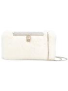 Jimmy Choo Cay Clutch Bag - White