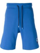 Love Moschino Drawstring Track Shorts, Men's, Size: Xs, Blue, Cotton