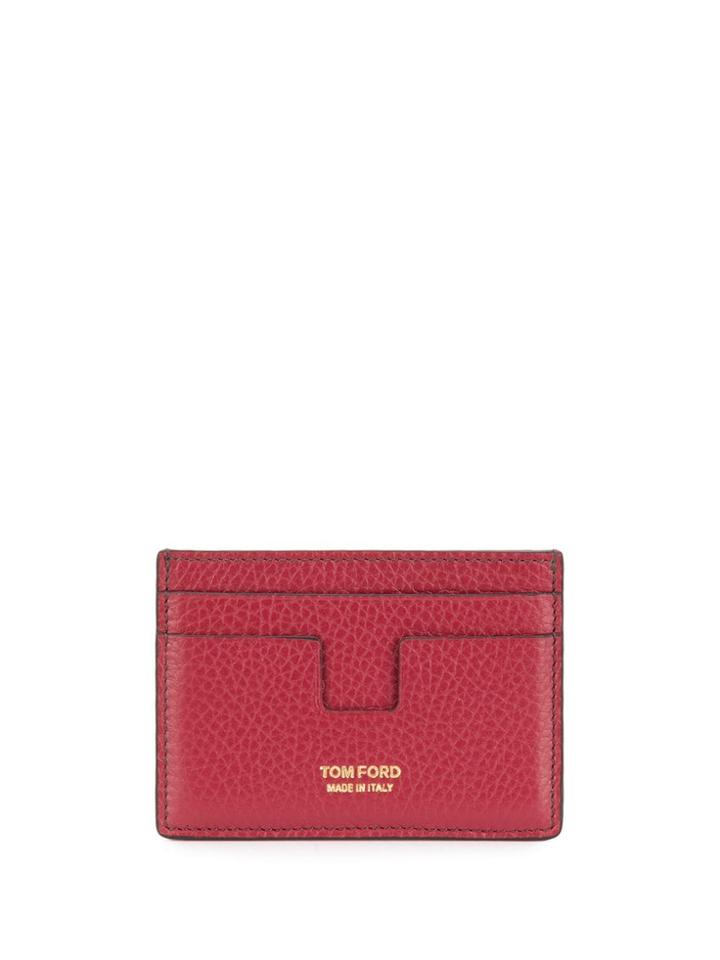 Tom Ford Slim Cardholder - Red