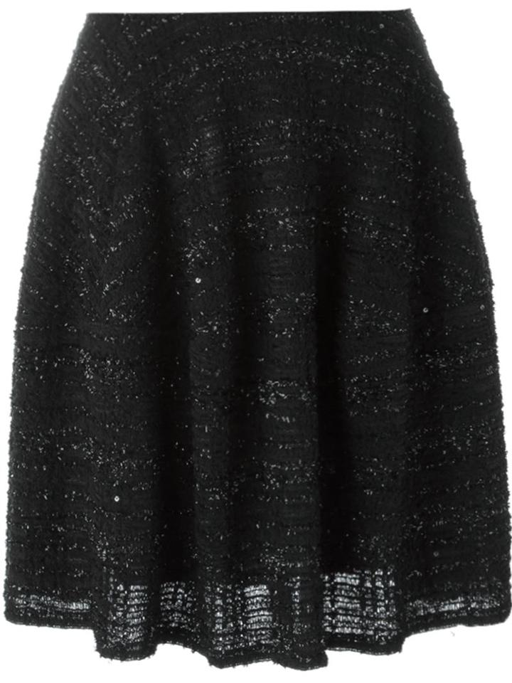 Talbot Runhof Boucle Skirt