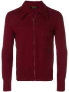 Pierre Cardin Vintage Zipped Cardigan - Red