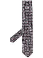 Fefè Geometric Print Tie - Blue