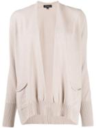 Antonelli Draped Knitted Cardigan - Neutrals