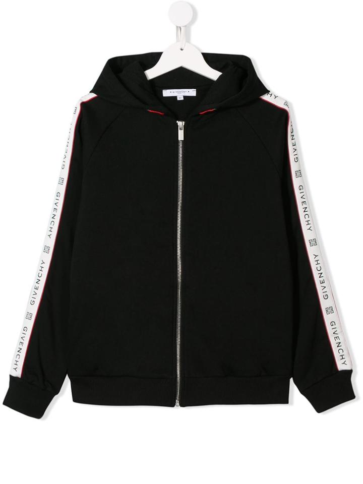 Givenchy Teen Logo Band Hoodie - Black