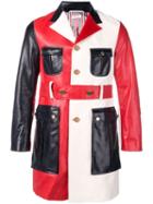 Thom Browne Norfolk Fun-mix Buffalo Overcoat - Red