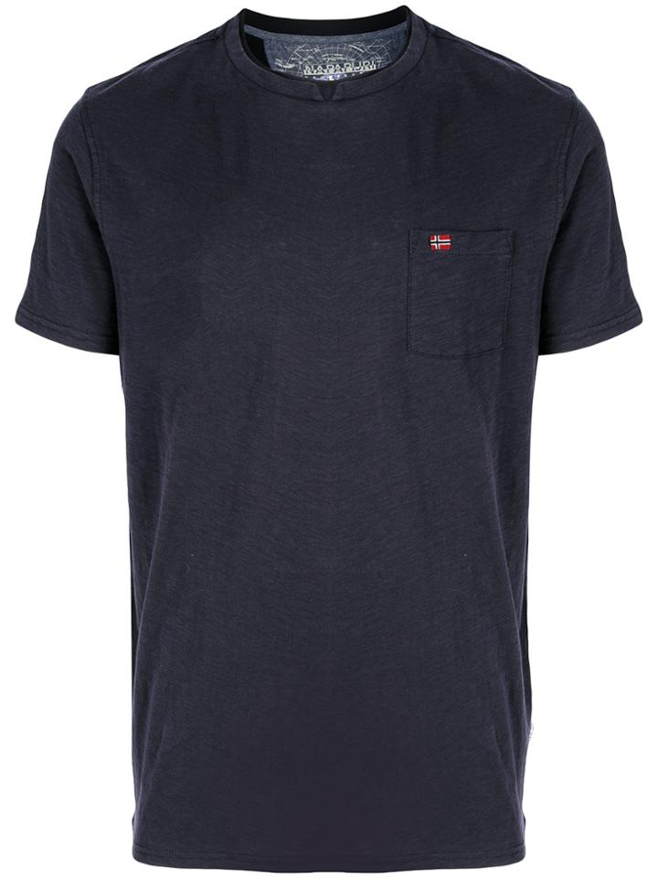 Napapijri Crew Neck T-shirt - Blue
