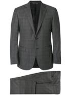 Canali Classic Checked Suit - Grey