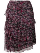 Iro Asymmetric Ruffle Skirt - Pink