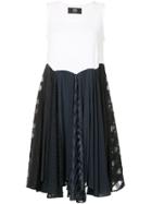 Anrealage Panel Patchwork Dress - Blue