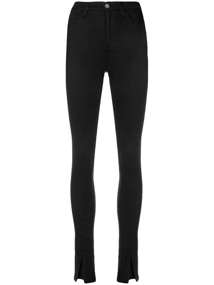 Andrea Ya'aqov Skinny High-waist Pants - Black