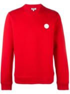 Kenzo Logo Patch Sweatshirt, Men's, Size: Small, Red, Cotton/spandex/elastane/lyocell/viscose