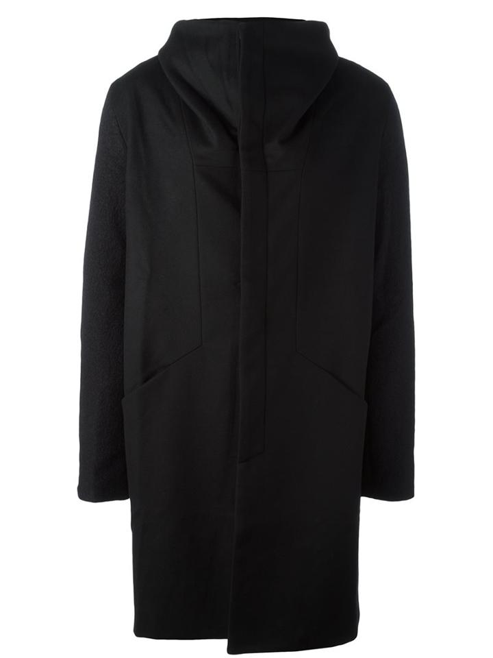 Andrea Ya'aqov Draped Funnel Neck Coat