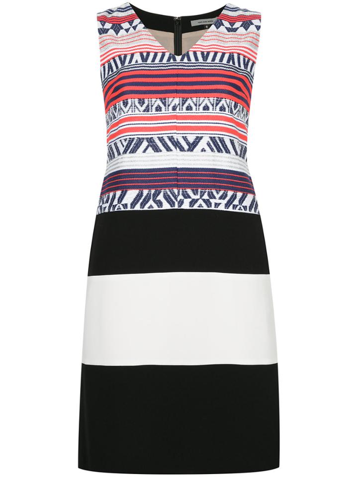 Han Ahn Soon Embroidered Flared Dress - Multicolour