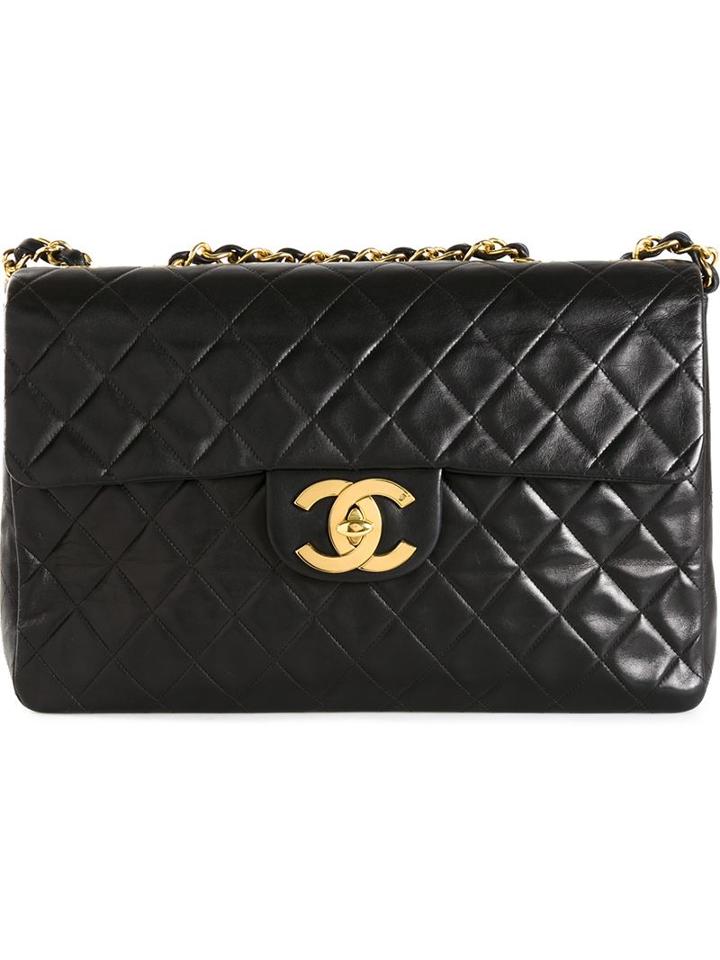 Chanel Vintage Maxi Half Flap Bag
