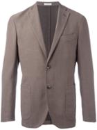 Boglioli Two-button Blazer, Men's, Size: 48, Brown, Cotton/nylon/spandex/elastane/cupro