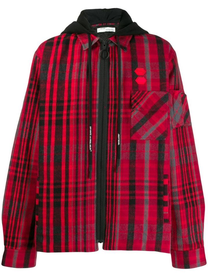 Off-white Layered Flannel Shirt