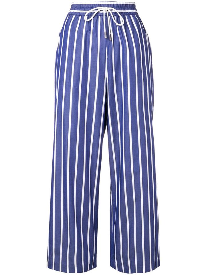 Max Mara Alarico Striped Trousers - Blue